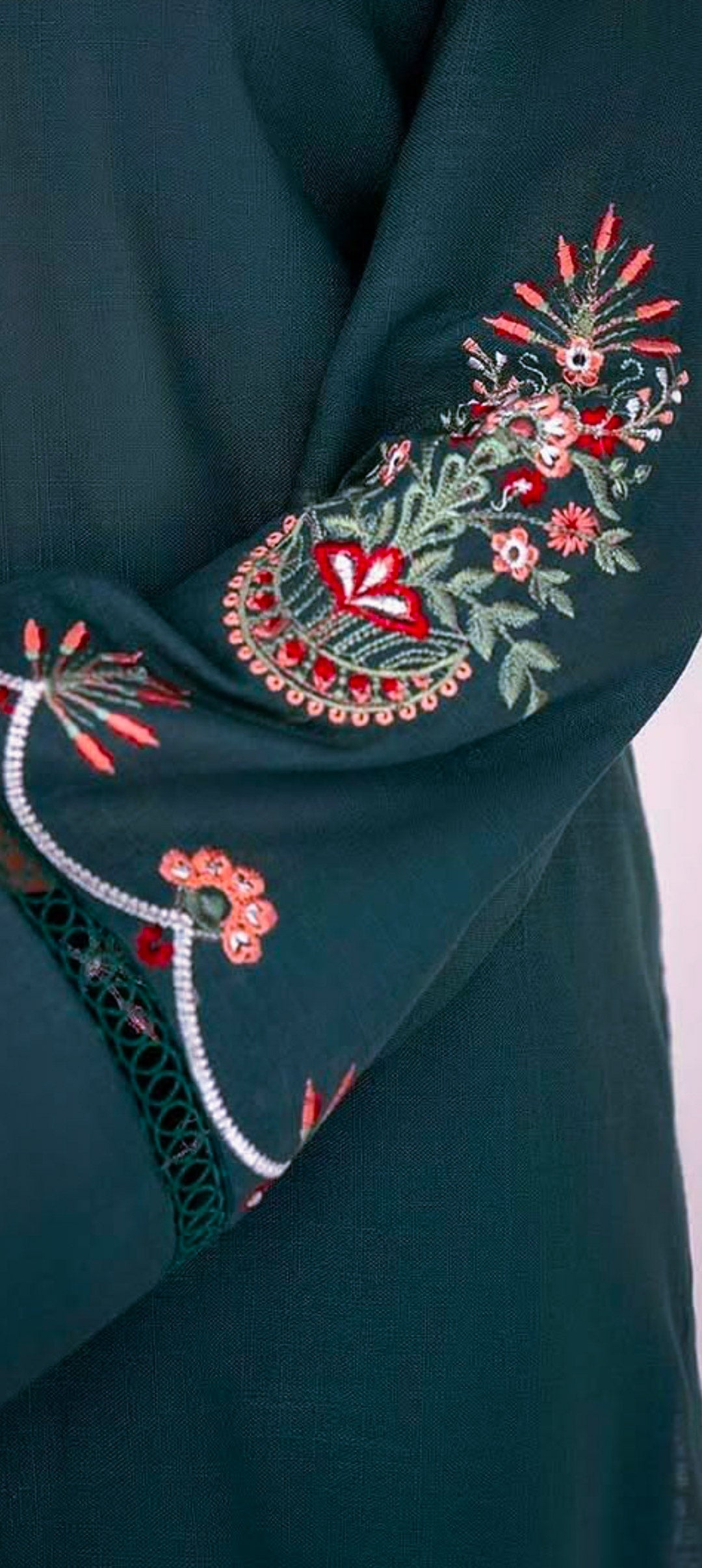 Premium Quality Long Length 2-Piece Stitched Dress