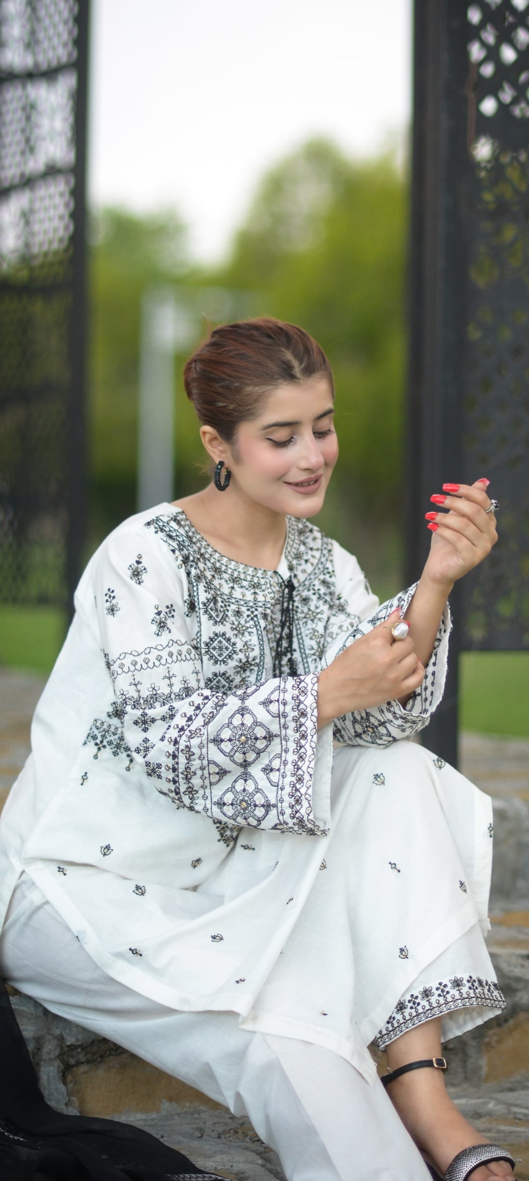 Premium Quality 3-Piece Stitched Long Length Dress