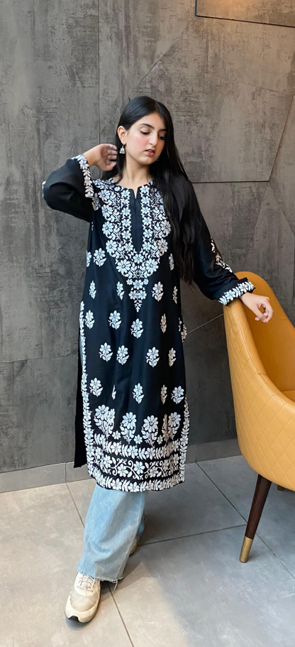 Long Kurti Foam Print