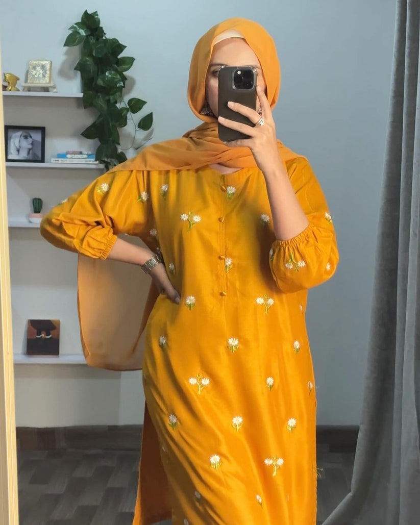 2-Piece Stitched Dress Premium Quality