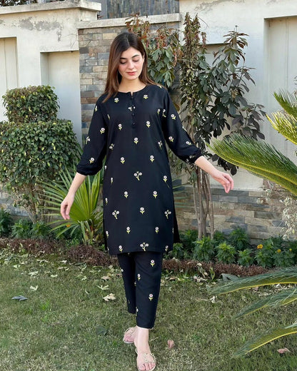 2-Piece Stitched Dress Premium Quality