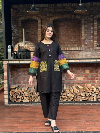 2-Piece Stitched Dress Premium Quality