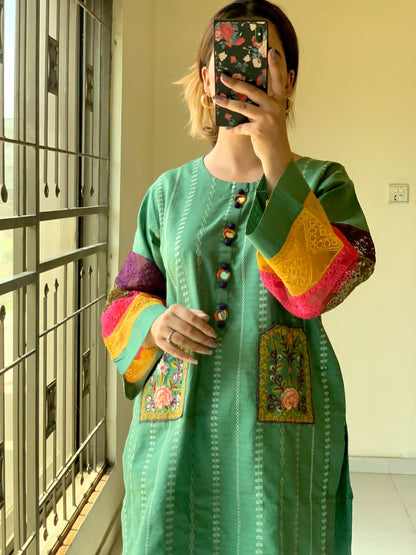 2-Piece Stitched Dress Premium Quality