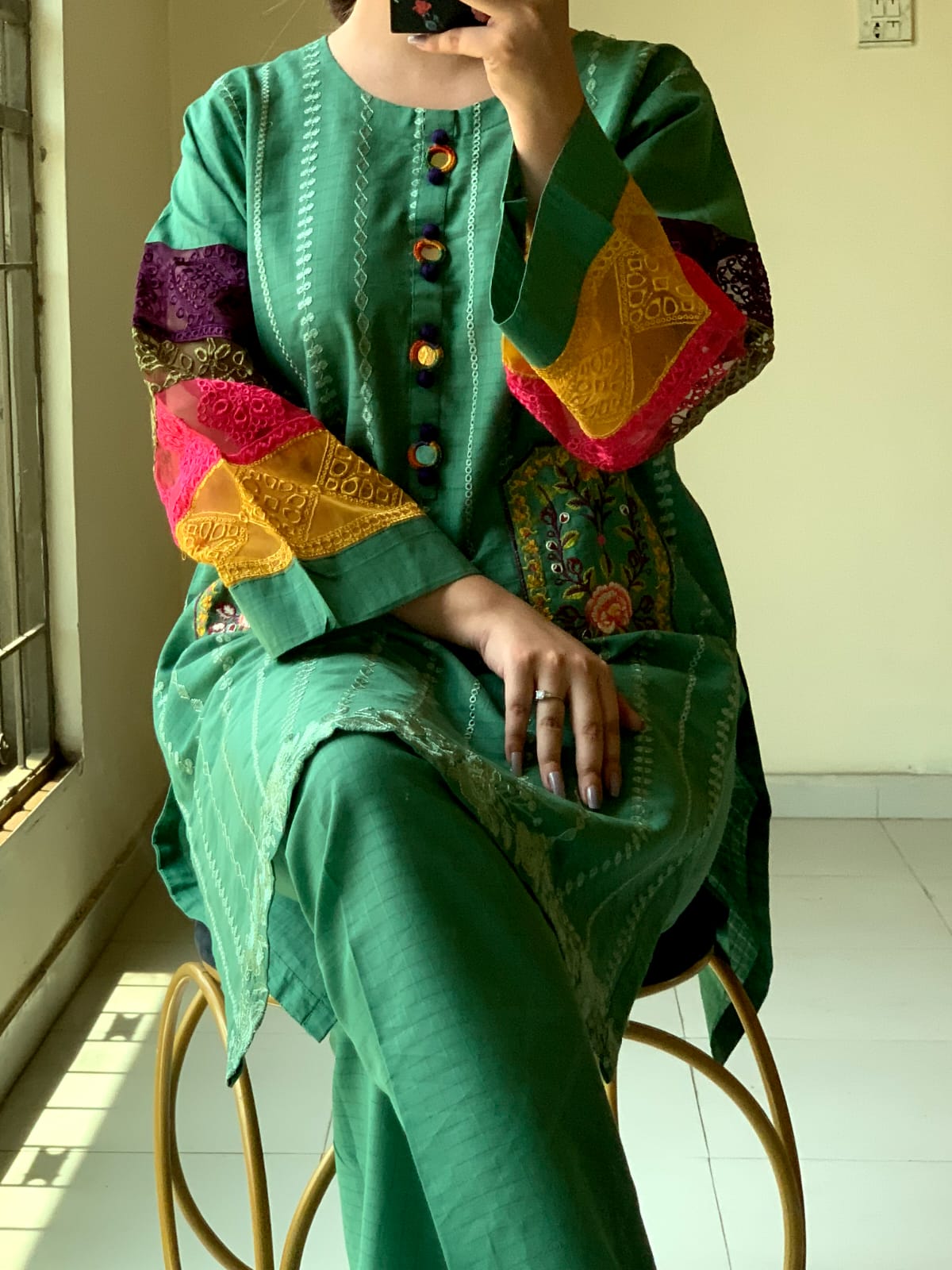 2-Piece Stitched Dress Premium Quality