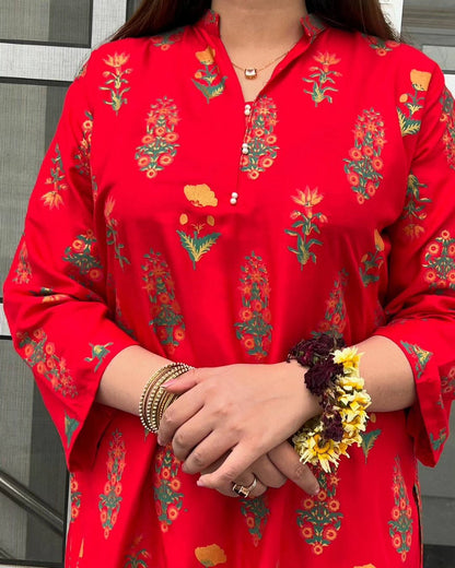 2-Piece Stitched PRINTED Dress Premium Quality