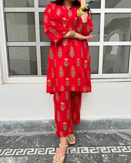 2-Piece Stitched PRINTED Dress Premium Quality