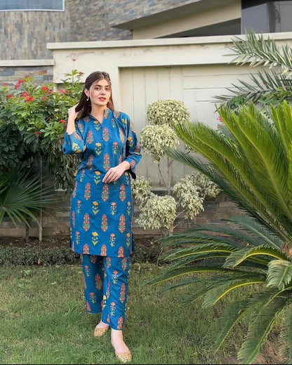 2-Piece Stitched PRINTED Dress Premium Quality