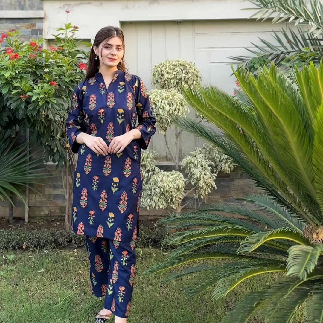 2-Piece Stitched PRINTED Dress Premium Quality