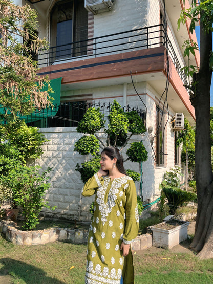 Long Kurti Foam Print
