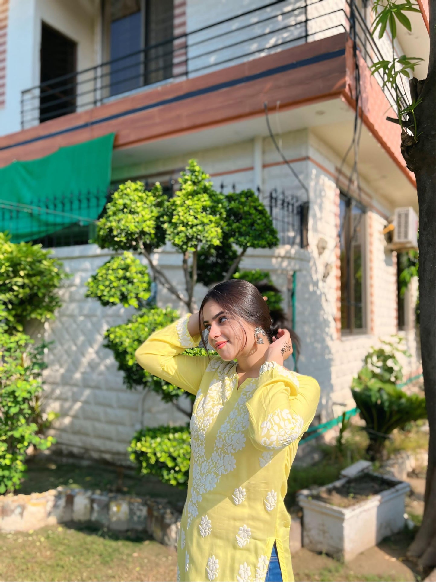 Long Kurti Foam Print