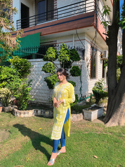 Long Kurti Foam Print