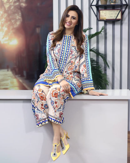 Premium Quality China Grip 2-Piece Stitched Dress