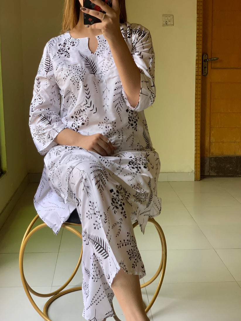 2 Piece Stitched Dress