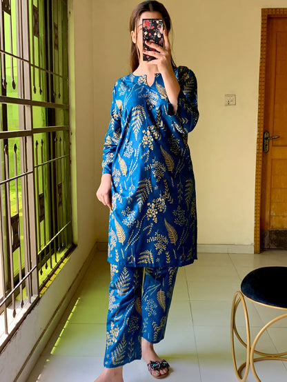 2 Piece Stitched Dress