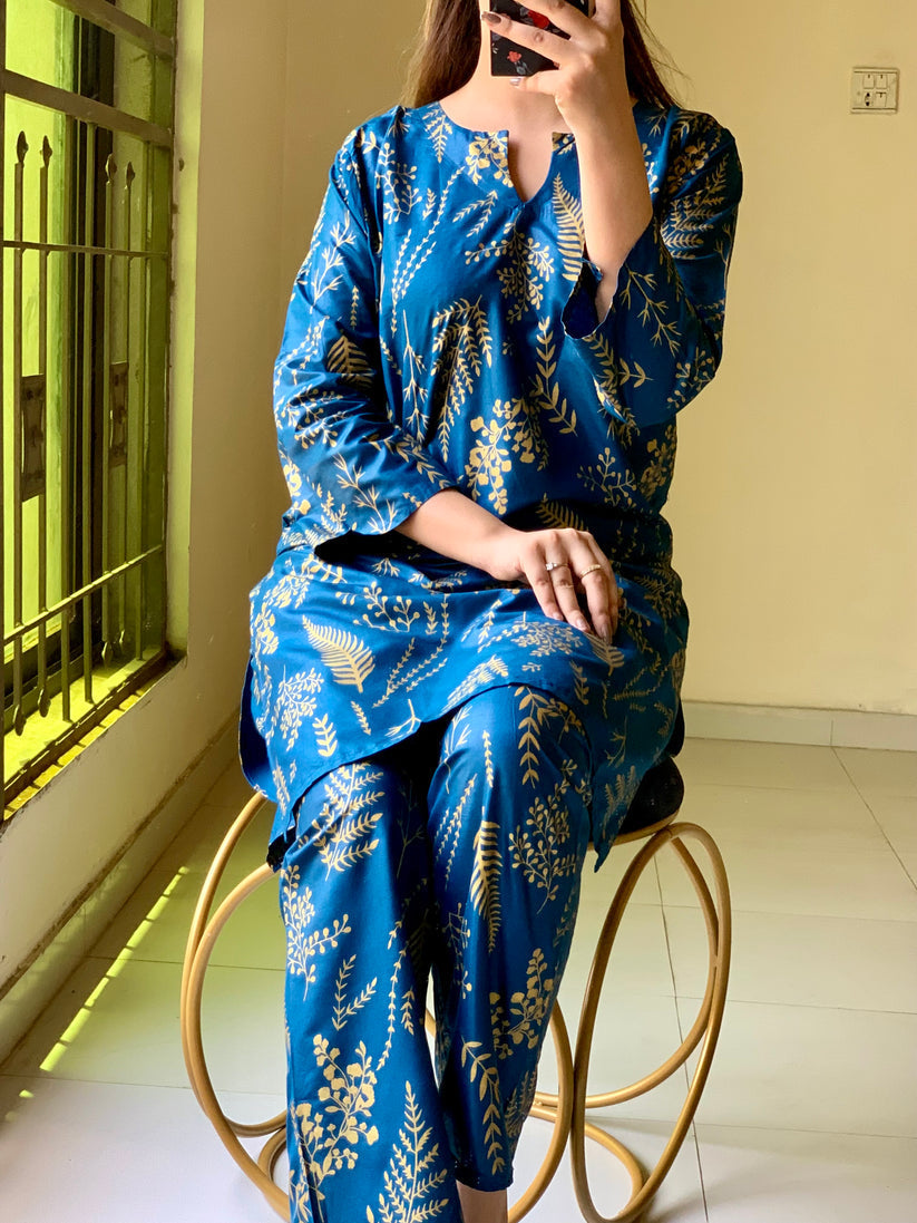 2 Piece Stitched Dress