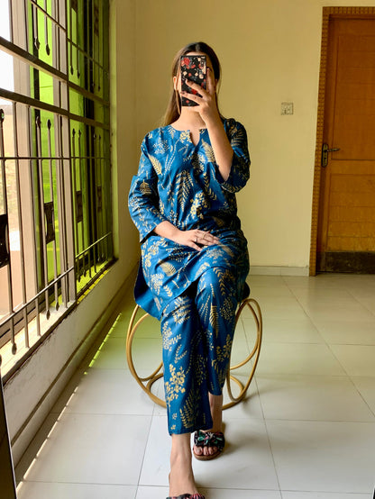 2 Piece Stitched Dress