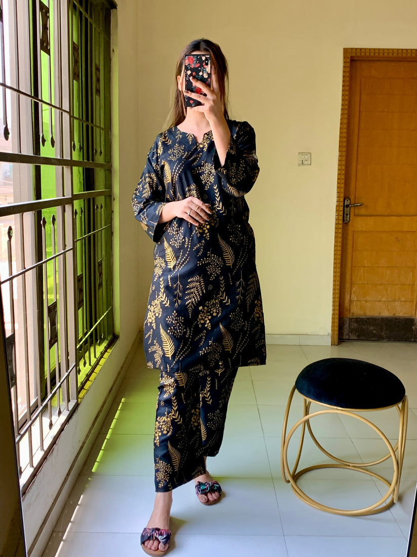 2 Piece Stitched Dress