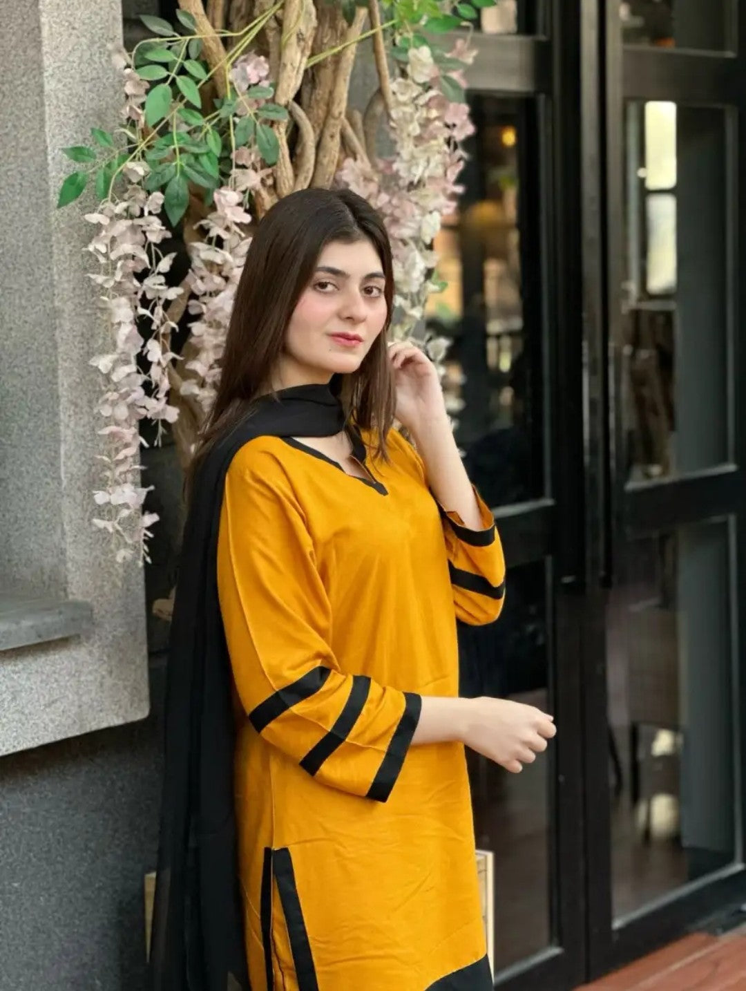 Arabic Lawn Co-ord 2 pes Suit