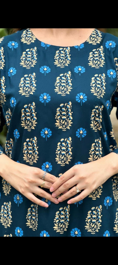 2-Piece Stitched Long Length Dress Premium Quality