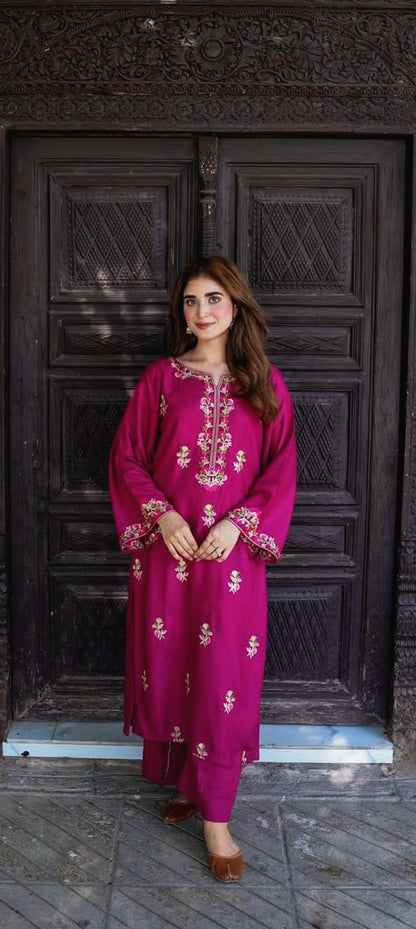 Premium Quality 2-Piece Stitched Long Length Dress