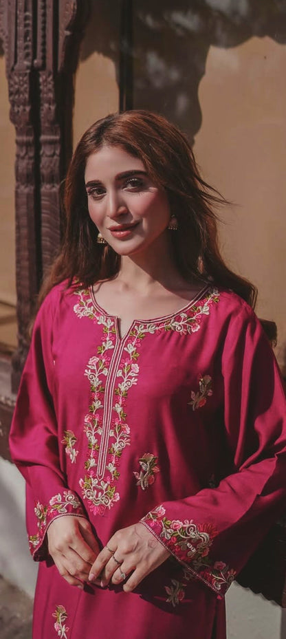 Premium Quality 2-Piece Stitched Long Length Dress