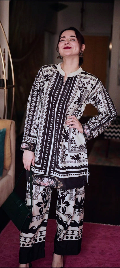 Silk 2-Piece Stitched Dress Premium Quality