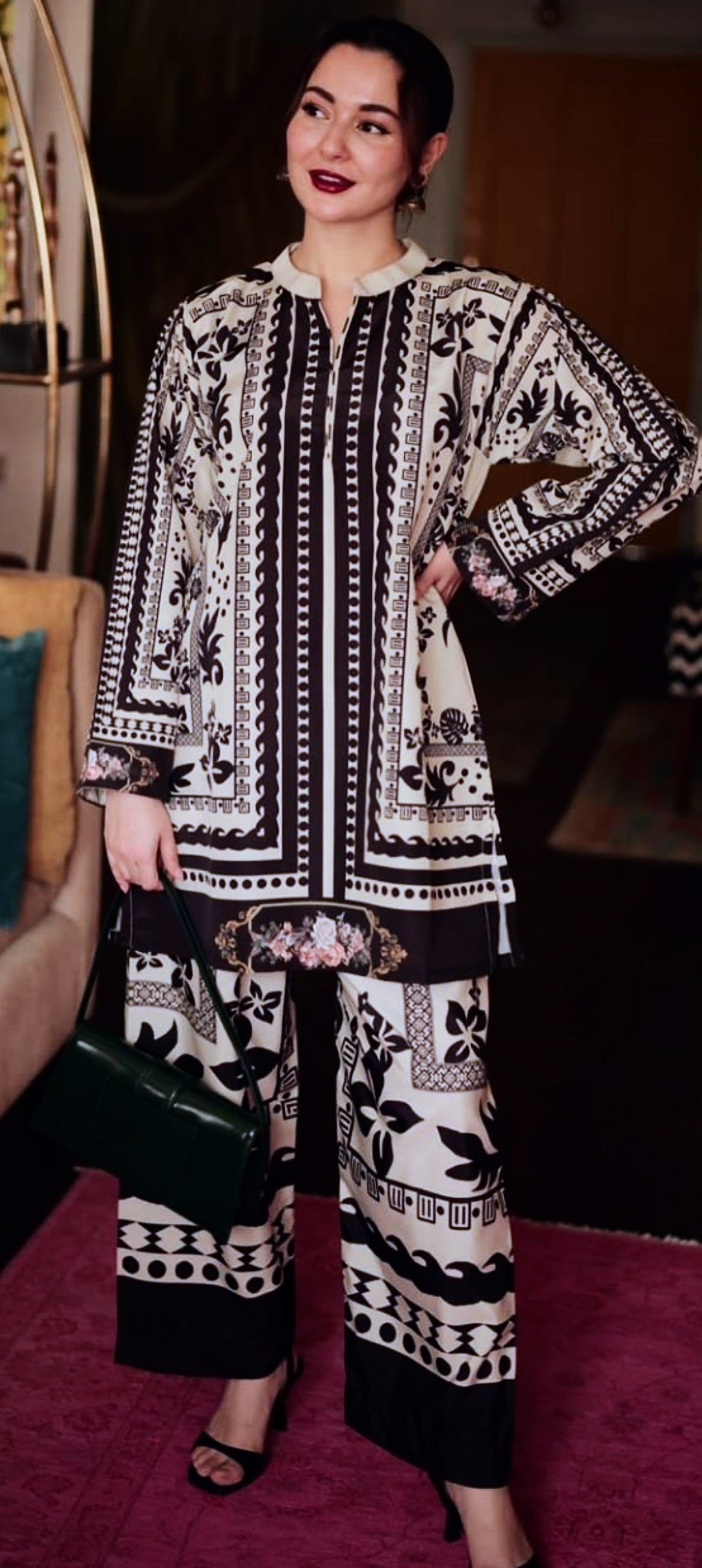 Silk 2-Piece Stitched Dress Premium Quality