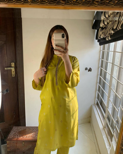 2-Piece Stitched Dress Premium Quality