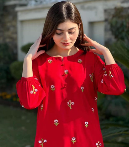 2-Piece Stitched Dress Premium Quality