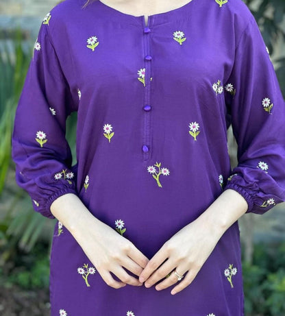 2-Piece Stitched Dress Premium Quality