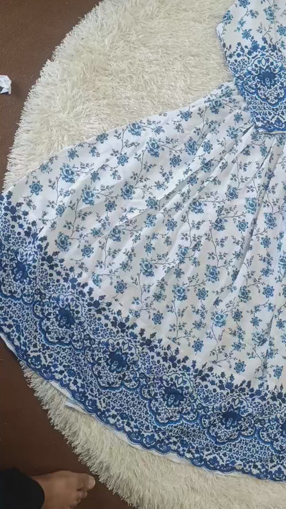 PREMIUM QUALITY STICHED LAWN MAXI DRESS