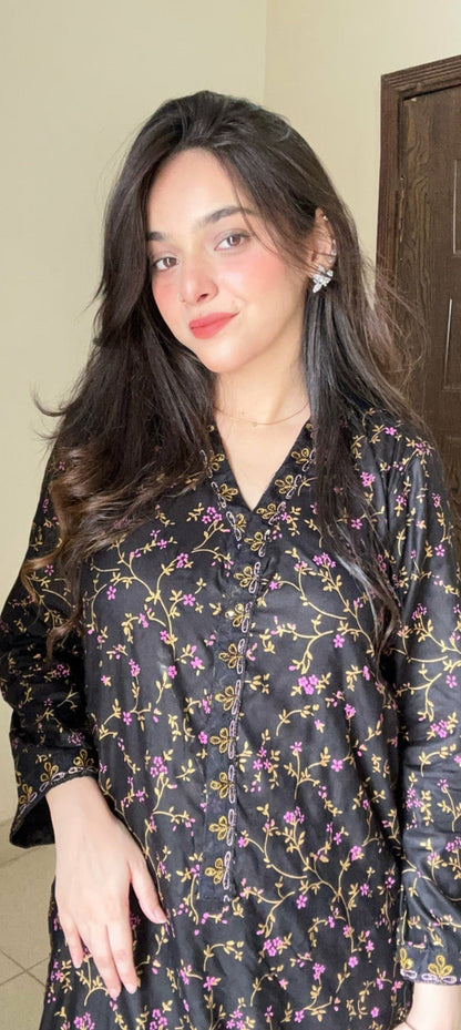 Premium Quality 2-Piece Stitched Long Length Dress