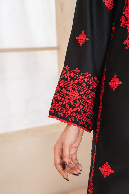 PREMIUM QUALITY 2-PIECE STICHED EMBROIDERED DRESS