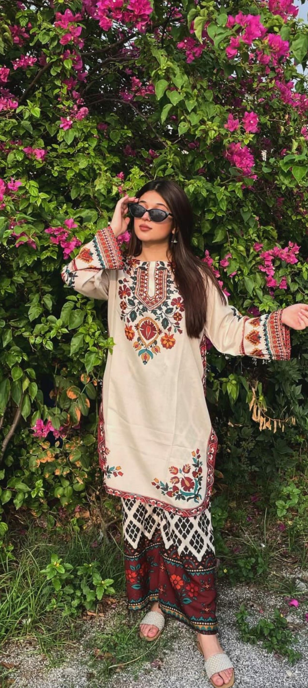 Premium Quality 2-Piece Stitched Printed Dress