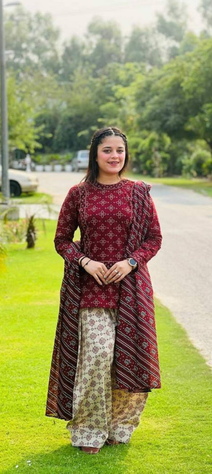 Premium Quality 3-Piece Stitched Dress