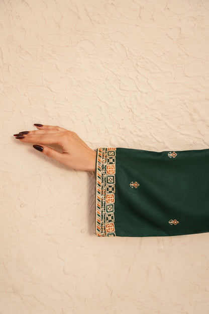 PREMIUM QUALITY 2-PIECE STICHED EMBROIDERED DRESS