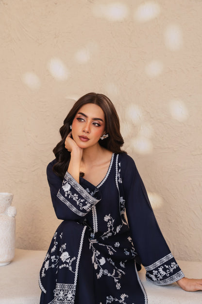 PREMIUM QUALITY 2-PIECE STICHED EMBROIDERED DRESS