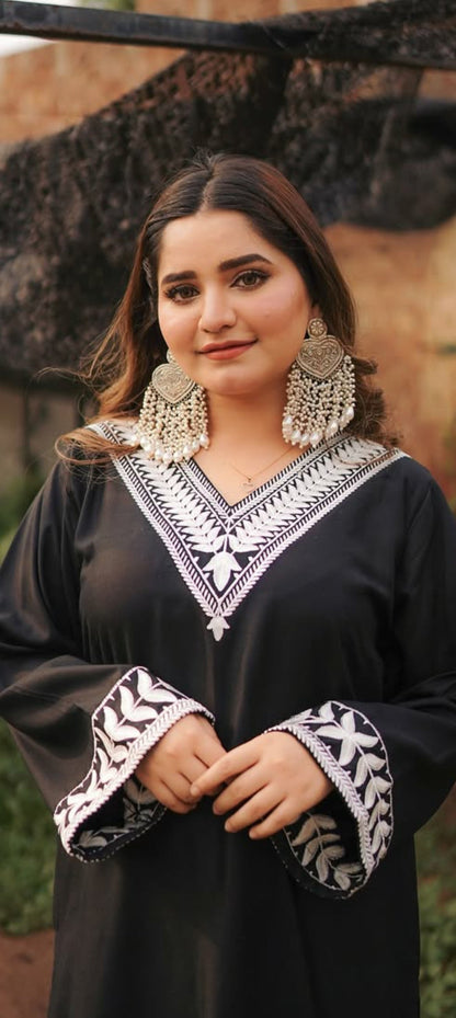 Long Length 2-Piece Stitched Embroidered Dress Premium Quality