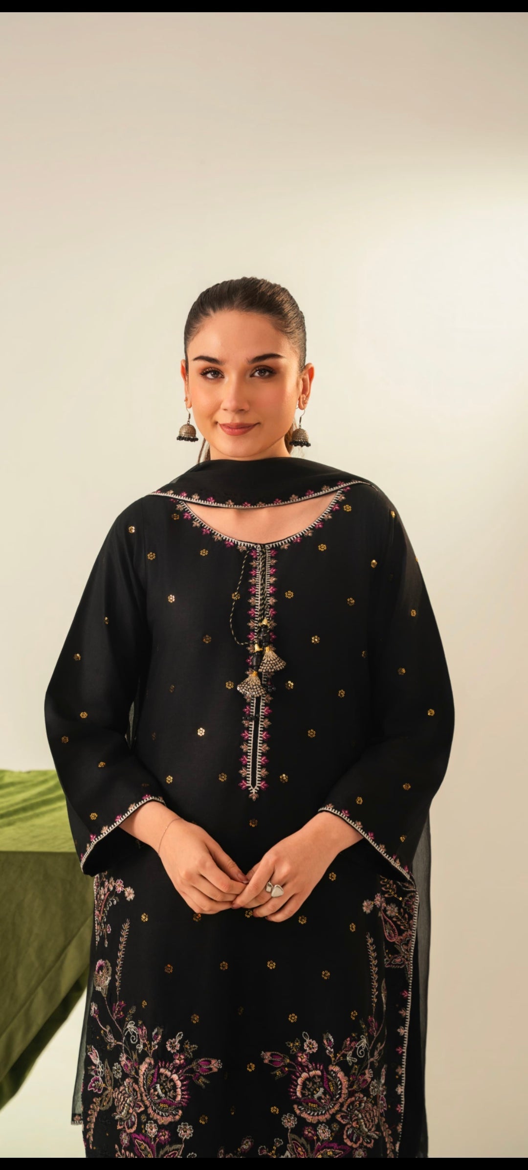 3-PIECE STICHED SEQUENCE EMBROIDERED DRESS PREMIUM QUALITY