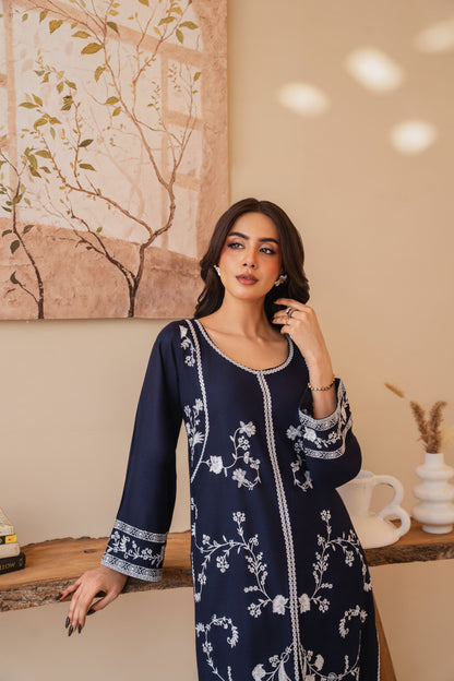 PREMIUM QUALITY 2-PIECE STICHED EMBROIDERED DRESS