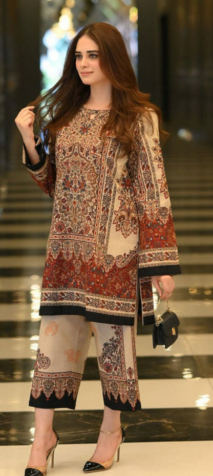 2-Piece Stitched Dress Premium Quality