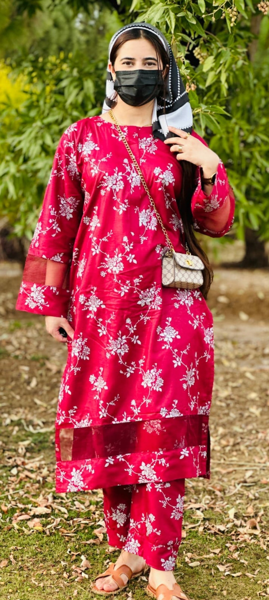 Premium Quality 2-Piece Stitched Long Length Printed Dress