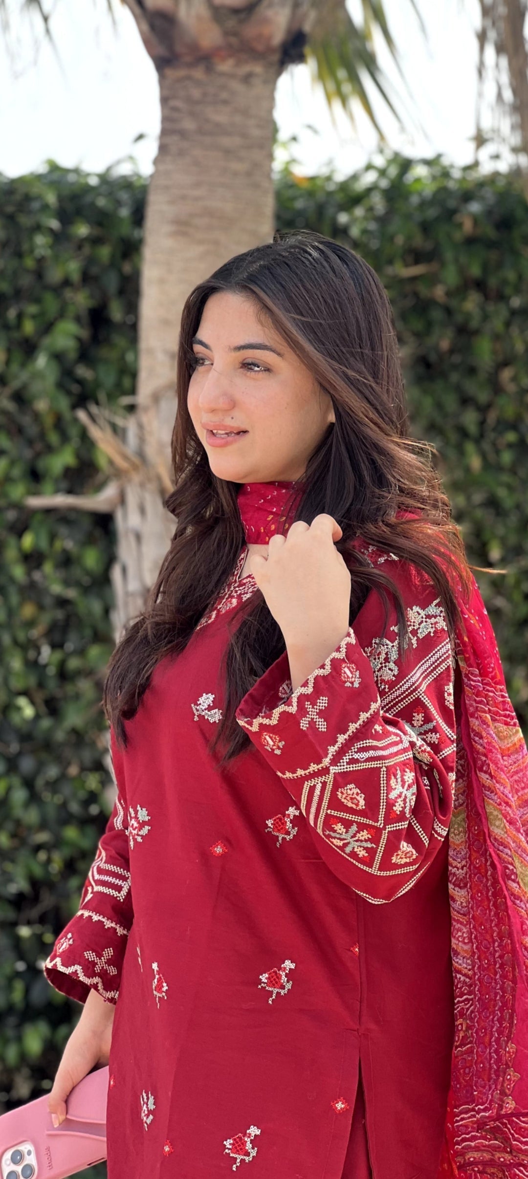 Premium Quality 2-Piece Stitched Embroidered Dress