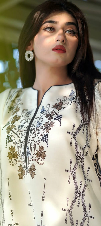 Premium Quality 2-Piece Stitched Long Length Dress