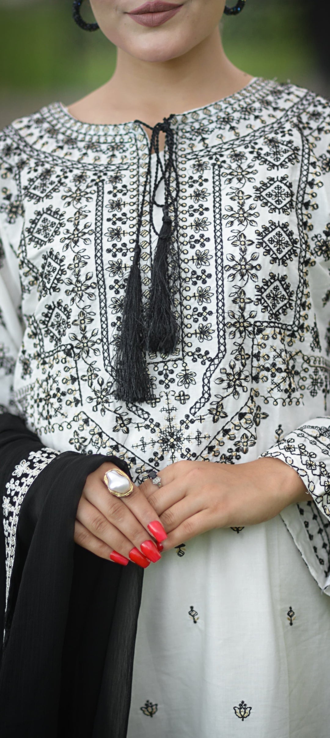 Premium Quality 3-Piece Stitched Long Length Dress