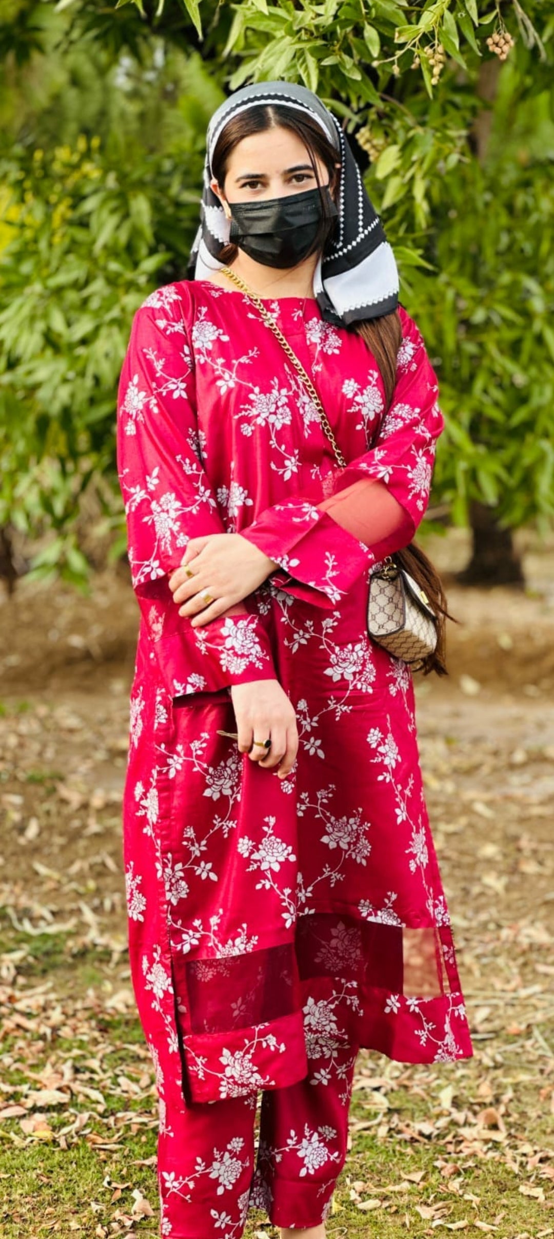 Premium Quality 2-Piece Stitched Long Length Printed Dress