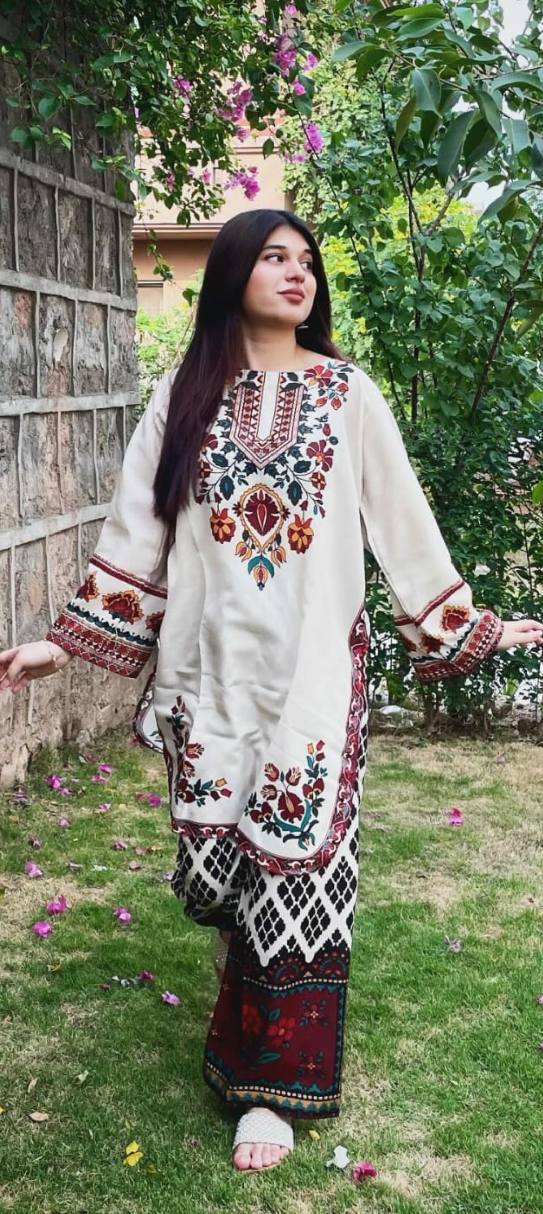 Premium Quality 2-Piece Stitched Printed Dress