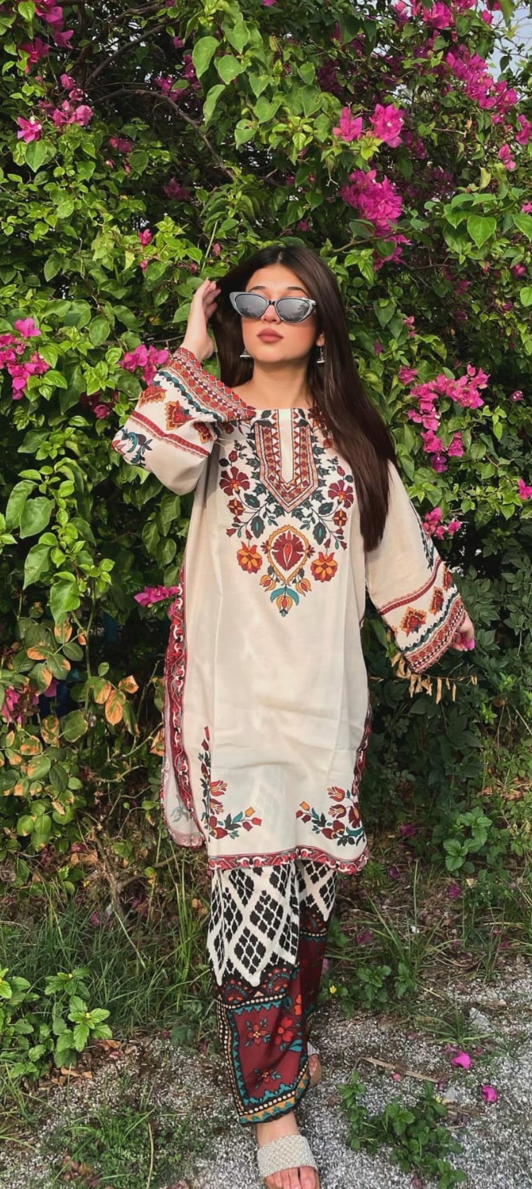 Premium Quality 2-Piece Stitched Printed Dress