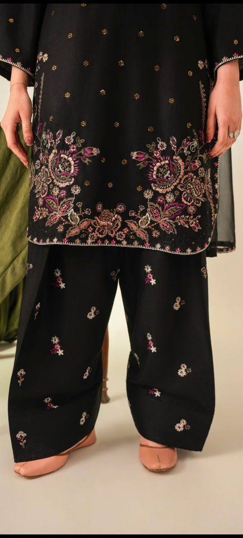 3-PIECE STICHED SEQUENCE EMBROIDERED DRESS PREMIUM QUALITY
