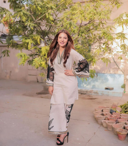 Lotus Plazo 2-Piece Stitched